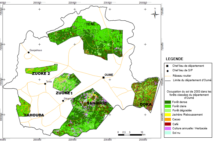 Occupation du sol 2003
